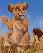 Plakat simba krol lew disney