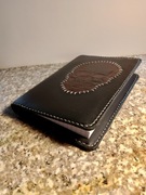 Ręcznie robione skórzane etui na notes 