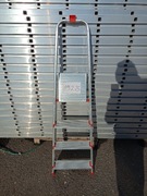 Drabina domowa aluminiowa jednostronna HIGHER 4-stopniowa - 2,75 m