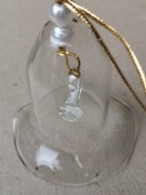 Dzwonki choinkowe szklane z okresu PRL–ręcznie wykonane 10 szt.