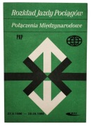 ROZKŁAD JAZDY POCIĄGÓW PKP POŁĄCZENIA MIĘDZYNARODOWE 1990