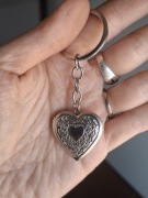 Brelok do kluczy SERCE Sekretnik 