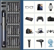 25 w 1 Śrubokręt Wkrętak Wymienne Końcówki Do Naprawy Telefonów Tabletów