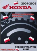 INSTRUKCJA SERWISOWA HONDA VALKYRIE RUNE NRX 1800 F6C SERWISOWKA KODY j.POL