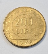 498. Włochy 200 lir 1978 rok  