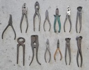 Zestaw 13x Kleszczy i Kombinerek Szczypce Stare PRL
