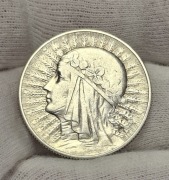 Moneta 5 zł  Polonia - Głowa Kobiety z 1933 r