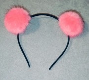 Opaska z pomponami opaska do włosów