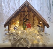 Szopka bożonarodzeniowa,  św. Rodzina 