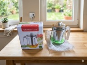 Dzbanek Szklany do herbaty ziół z zaparzaczem żaroodporny napary 350ml