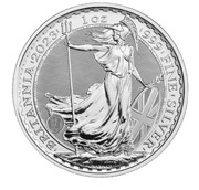 1 oz uncja srebrna moneta Britania jak Kangur Liść klonowy Krugerrand 