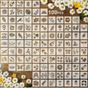 SZABLON DO RĘKODZIEŁA WIELOKROTNEGO UŻYTKU RÓŻNE WZORY 100 ARKUSZY