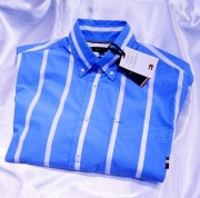 Tommy Hilfiger  koszula błękitna M/L Regular Italy yachting paul shark th