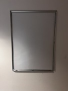 Ramka zatrzaskowa aluminiowa A1 srebrny skos nachylenie