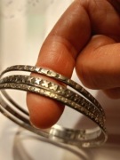 Bransoletki Rytosztuka komplet 3 sztuk srebro