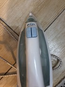 Żelazko ze stopa ceramiczna niebieskie