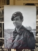 Fotografia portretowa żołnierz PRL LWP mundur wojsko zdjęcie pieczątka 