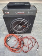 Wzmacniacz 4 kanałowy Audio System CO70.4 4x70W RMS + subwoofer 300w 30cm 