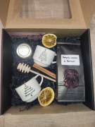 MINI BOX dla Niego zestaw prezentowy dwa kubki choinka święta prezent