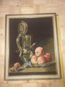 Stary obraz wyszywany