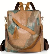 Antykradzieżowy plecak damski. Nowy. Skórzany Plecako-torebka 