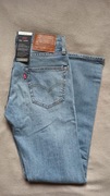 Spodnie męskie Levi's 502 tapered fit r. 29/32 błękitny