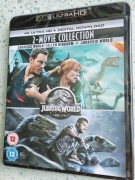 Jurassic world 4k po polsku + upadłe królestwo 2xpl nowe zagraniczne