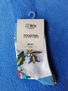 Socks Folkstar nowe skarpetki nie do pary, kosztowały 29 zł.