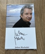 Juliusz Machulski- oryginalny autograf 10x15 cm