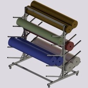 Stojak choinkowy na folie,tkaniny itp