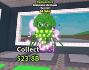 Graipuss Medussi Radioactive / brainrot secret / steal a brainrot /