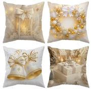 Zestaw 4-rech poszewek Bożonarodzeniowych