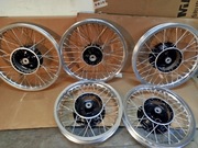 Koła MZ ETZ odnowione nierdzewne szprychy 