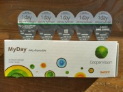 Soczewki jednodniowe CooperVision MyDay +4.75   27 sztuk