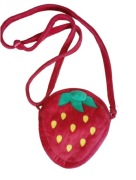 Piękna pluszowa torebka dla dziewczynki truskawka