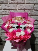 Bukiet ze słodyczy i miodów  Box prezentowy Prezent na urodziny / imieniny