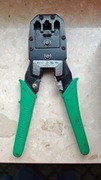 Zaciskarka Wtyków Skrętki Kabli Złączy LAN RJ45 RJ12 RJ11 Ściągacz Izolacji