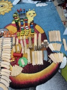 Tory drewniane IKEA pociagi