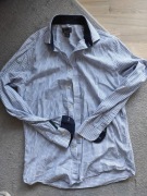 Koszula męska H&M premium cotton 39/40 kratka 