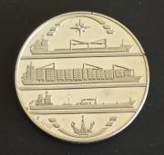 Medal 50 lat Stoczni Szczecińskiej SREBRO 31,1 g, Ag925