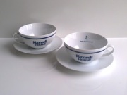 Maxwell House Filiżanki porcelanowe ze spodkami filiżanka 2 sztuki