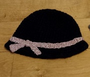 Czapka robiona na drutach 