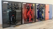 Ramka ekspozycyjna LEGO Technic F1–zestaw ścienny |Mercedes Ferrari Red Bul