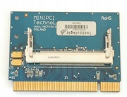 Przejście adapter z gniazda PCI na mini PCI