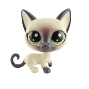 LITTLEST PET SHOP LPS - Kot Kotek Syjamski Sultanna Siam #1-97 [j432]