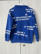 Niebieska bluza Adidas BK5998 NYC Graffiti Crew Sweatshirt