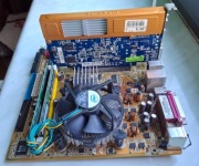 SUPER COMBO Retro: ASUS P5VD2 + Dual Core + 2GB RAM + GeForce 7300 + Wi-Fi