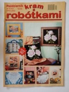 Kram z robótkami 10/2001 haft krzyżykowy, szydełko, Richelieu