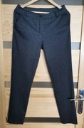Eleganckie spodnie w kratkę vintage 40 42
