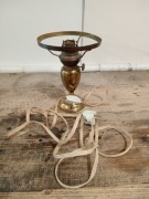 Lampa Kosmos Brenner mosiężna vintage